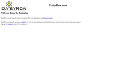 Desktop Screenshot of daisyrow.com